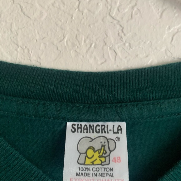 Green Vintage Embroidered Mountain Shirt - Picture 4 of 4